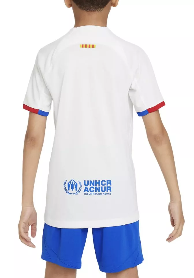 Dětský dres s krátkým rukávem Nike FC Barcelona Stadium 2023/24, hostující