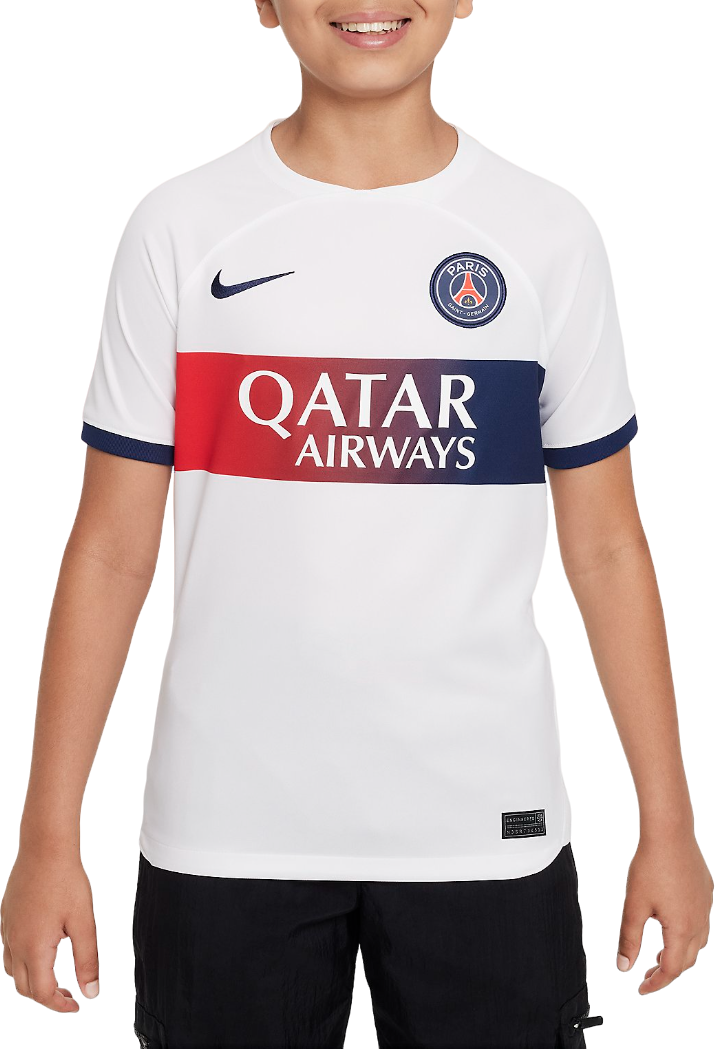 Dětský dres s krátkým rukávem Nike Paris Saint-Germain 2023/24 Stadium, hostující