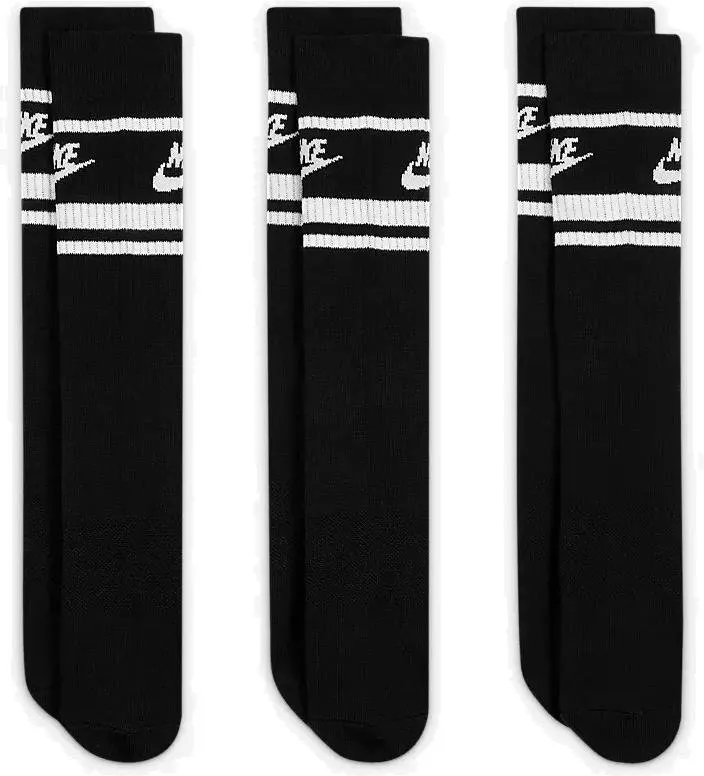 Κάλτσες Nike Essential Crew Stripe Socks Black