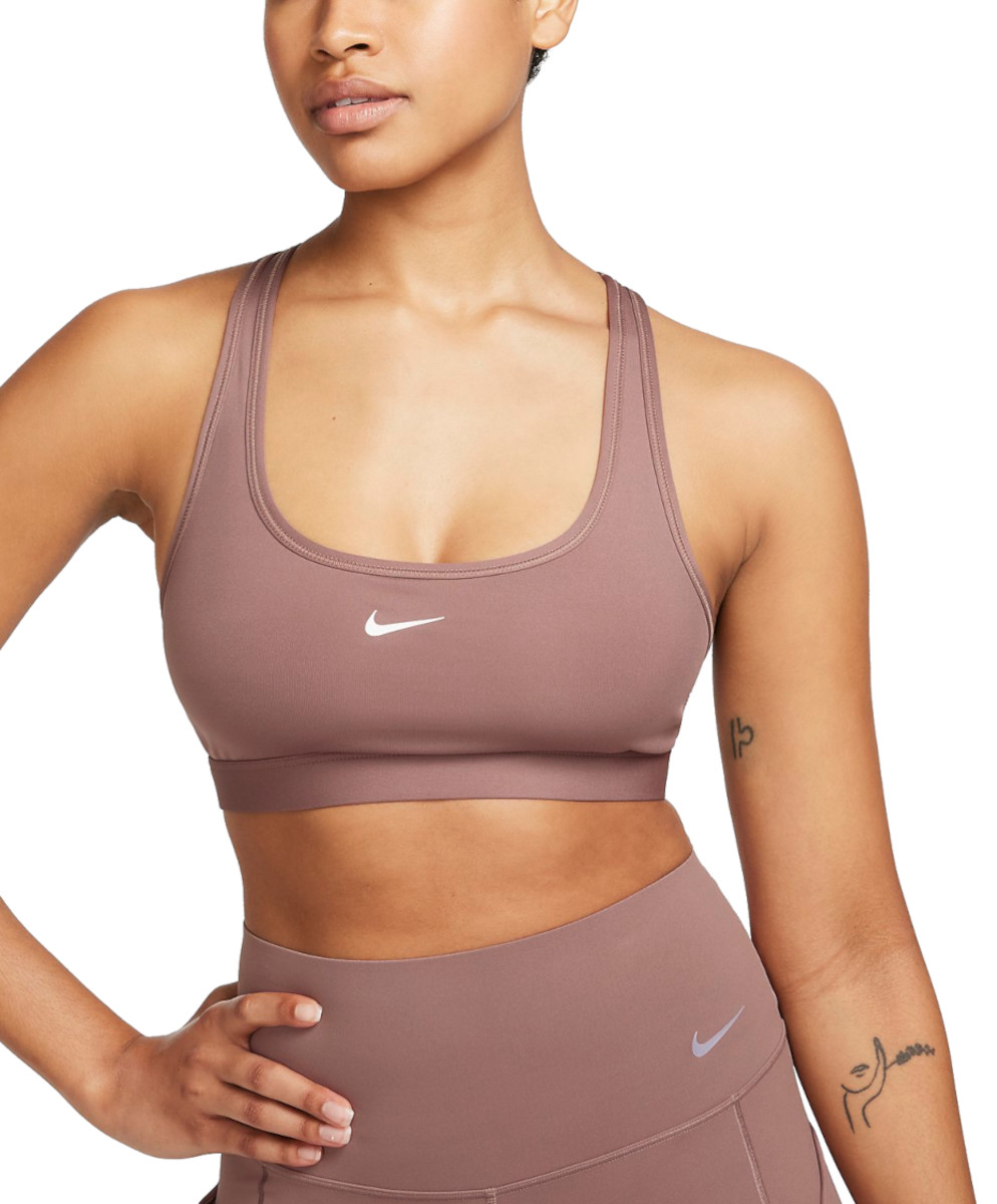 Dámská sportovní podprsenka s lehkou oporou Nike Swoosh