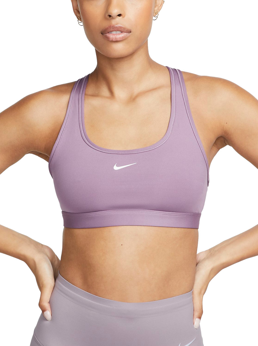 Dámská sportovní podprsenka s lehkou oporou Nike Swoosh