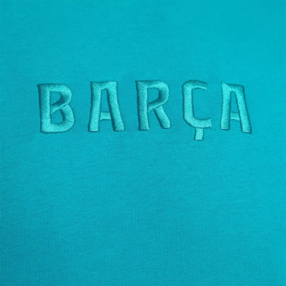 Férfi polár pulóver kapucnival Nike FC Barcelona Club