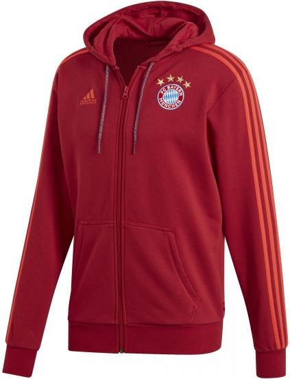 Mikina s kapucňou adidas FC Bayern Munich 2019-2020 Full Zip Hoody