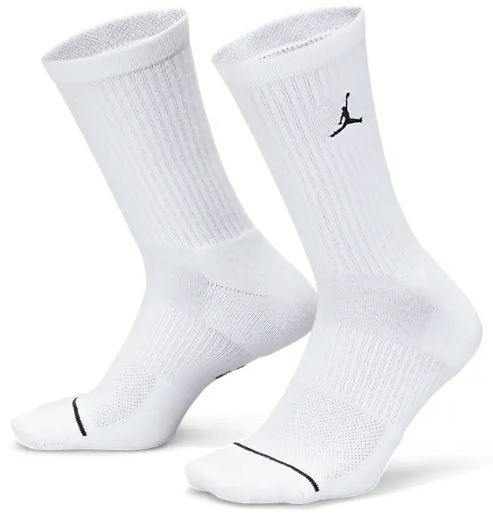 Ponožky Jordan Everyday Crew Socken 3er Pack Weiss F100
