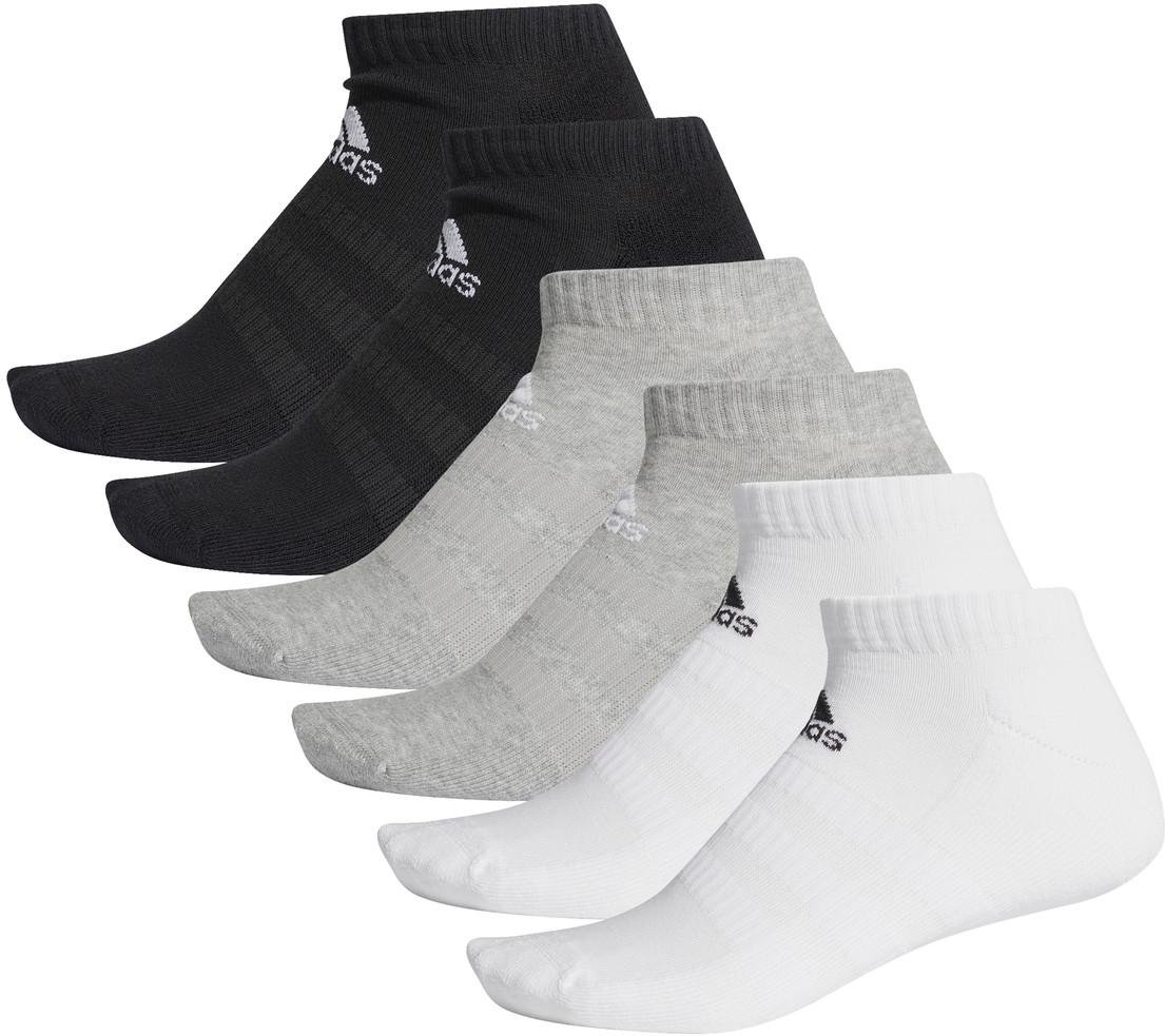 Chaussettes adidas CUSH LOW 6PP MGREYH/MGREYH/WHITE/