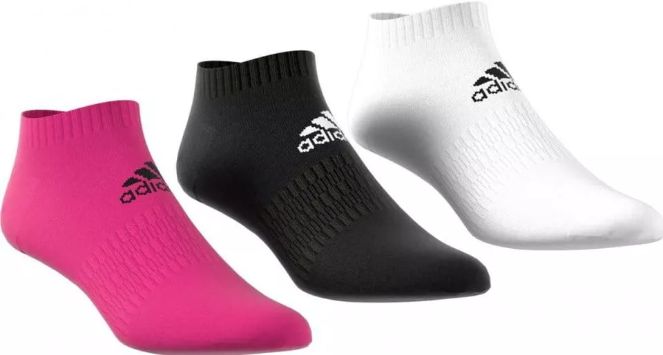 Socks adidas CUSH LOW 3PP REAMAG/BLACK/WHITE