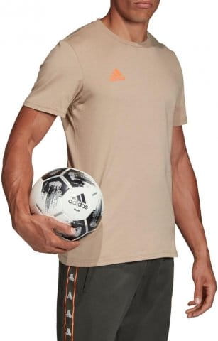 TAN LOGO TEE
