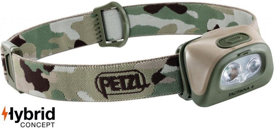 Lanterna frontala Petzl TACTIKKA+ svítilna kamufláž