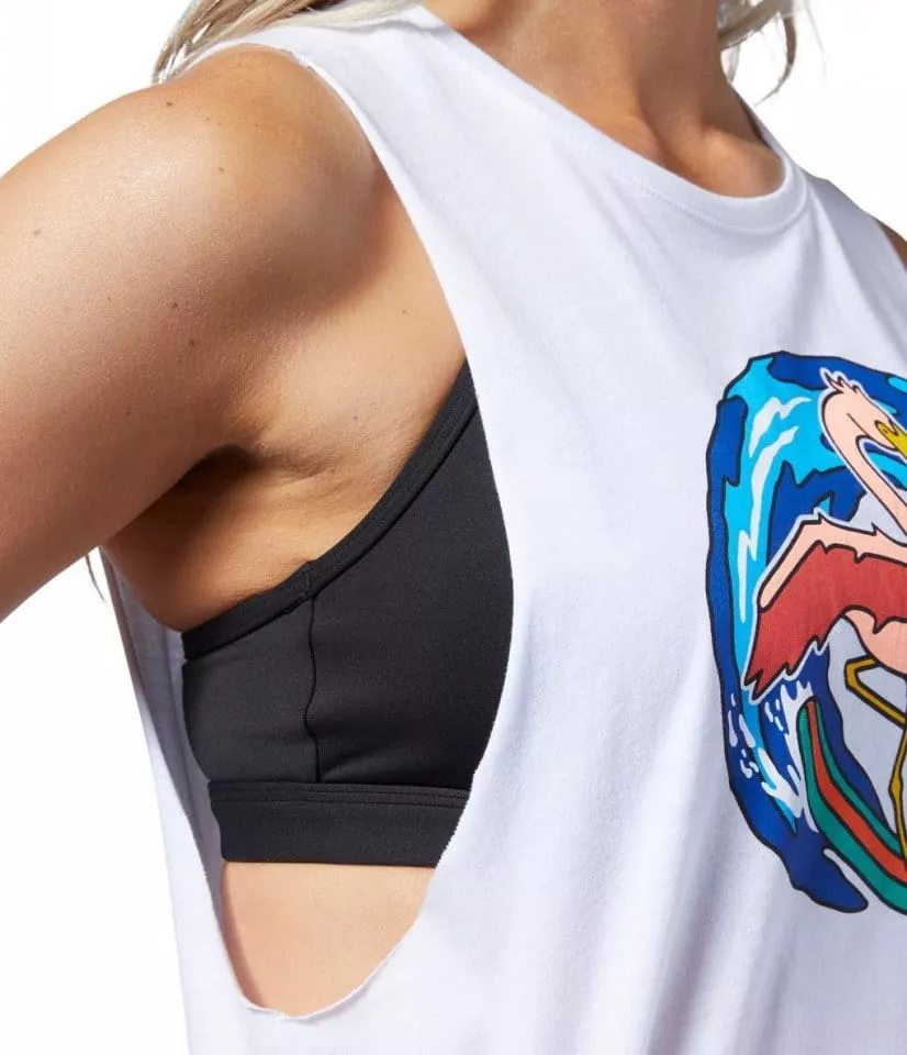 Camiseta sin mangas Reebok RC Surfer Flamingo Muscle