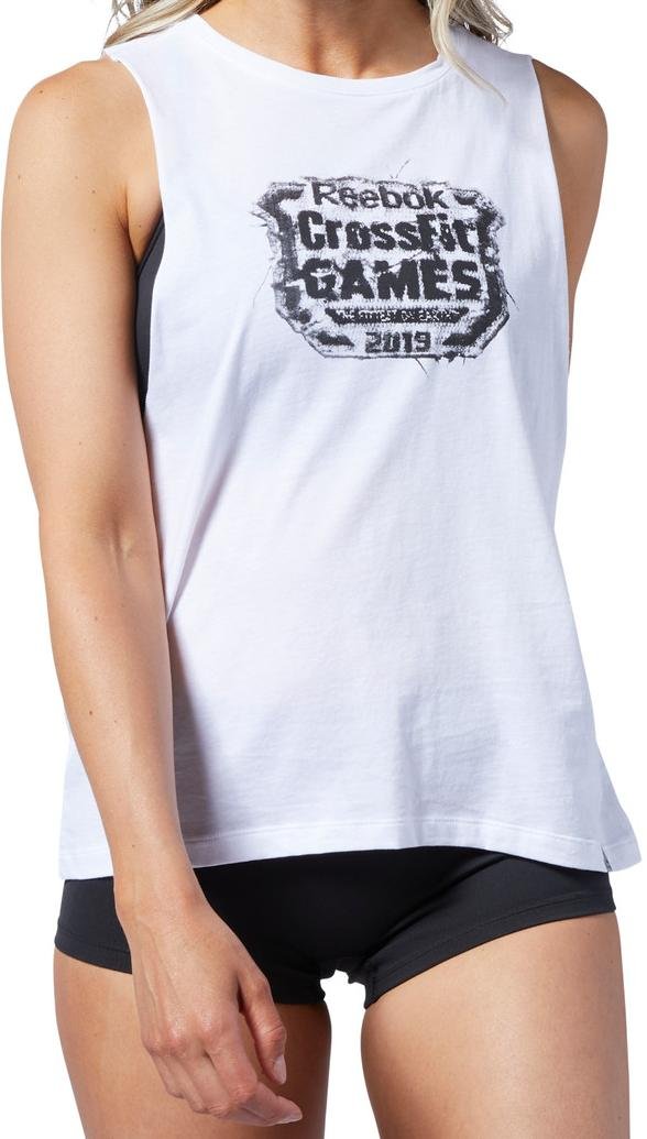 Camiseta sin mangas Reebok RC Distressed Games Crest
