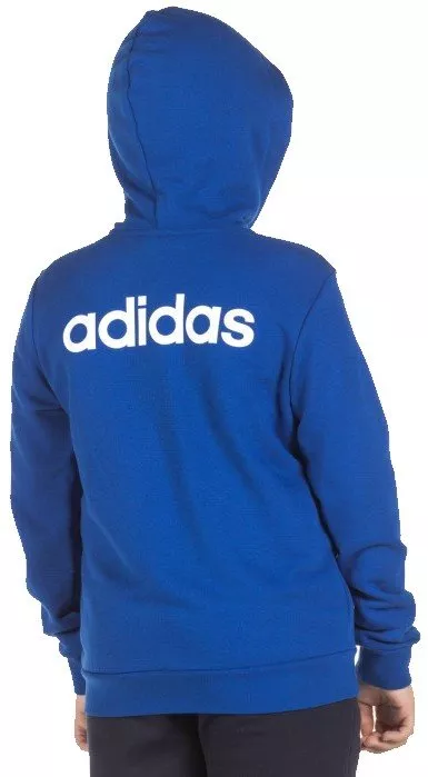 Sweatshirt com capuz adidas Sportswear JR Essentials Linear FZ HD Bluza