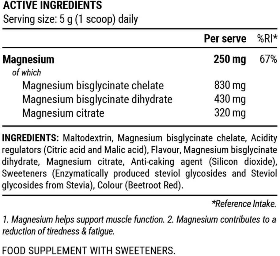 Vitaminas e minerais Pillar Performance Triple Magnesium - Professional Recovery Berry Value Pack (400g)