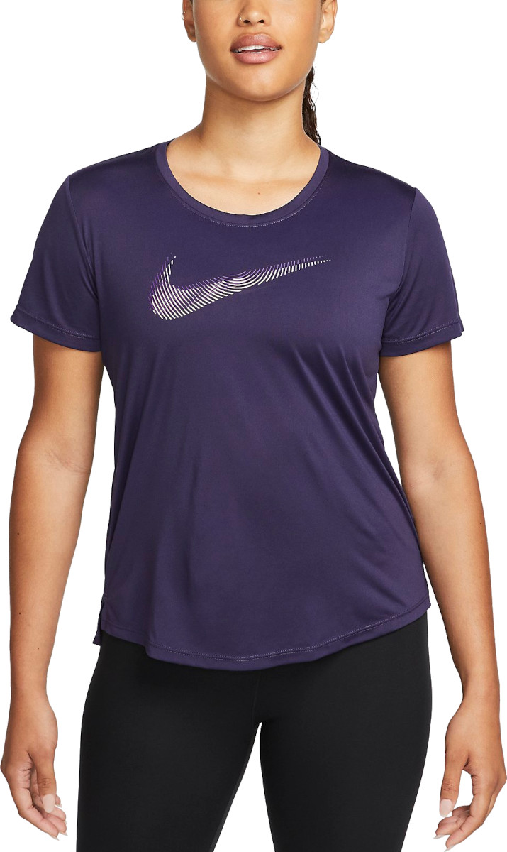 Dámské běžecké tričko s krátkým rukávem Nike Dri-FIT Swoosh