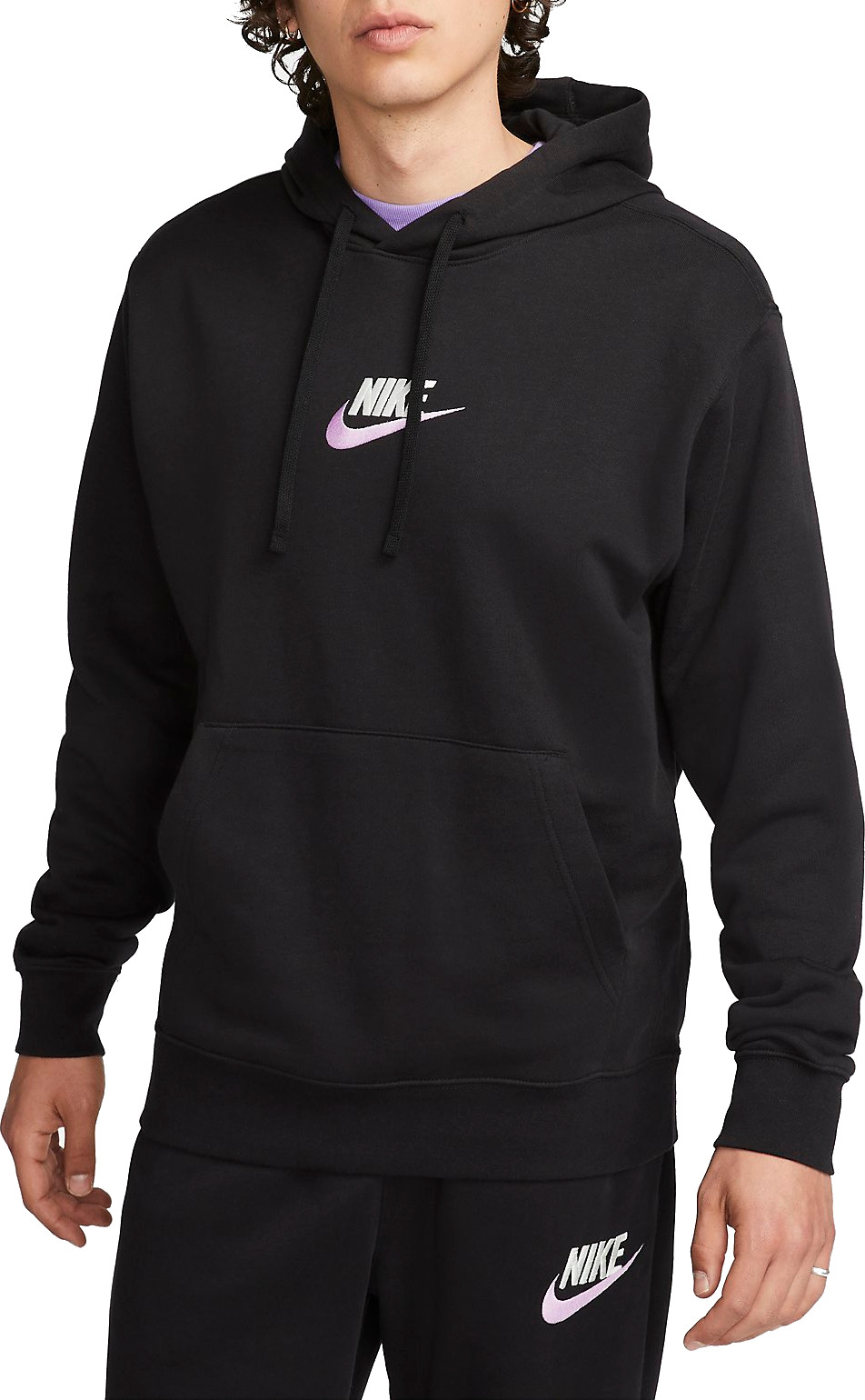 Sweatshirt med hætte Nike Club+ French Terry Hoody