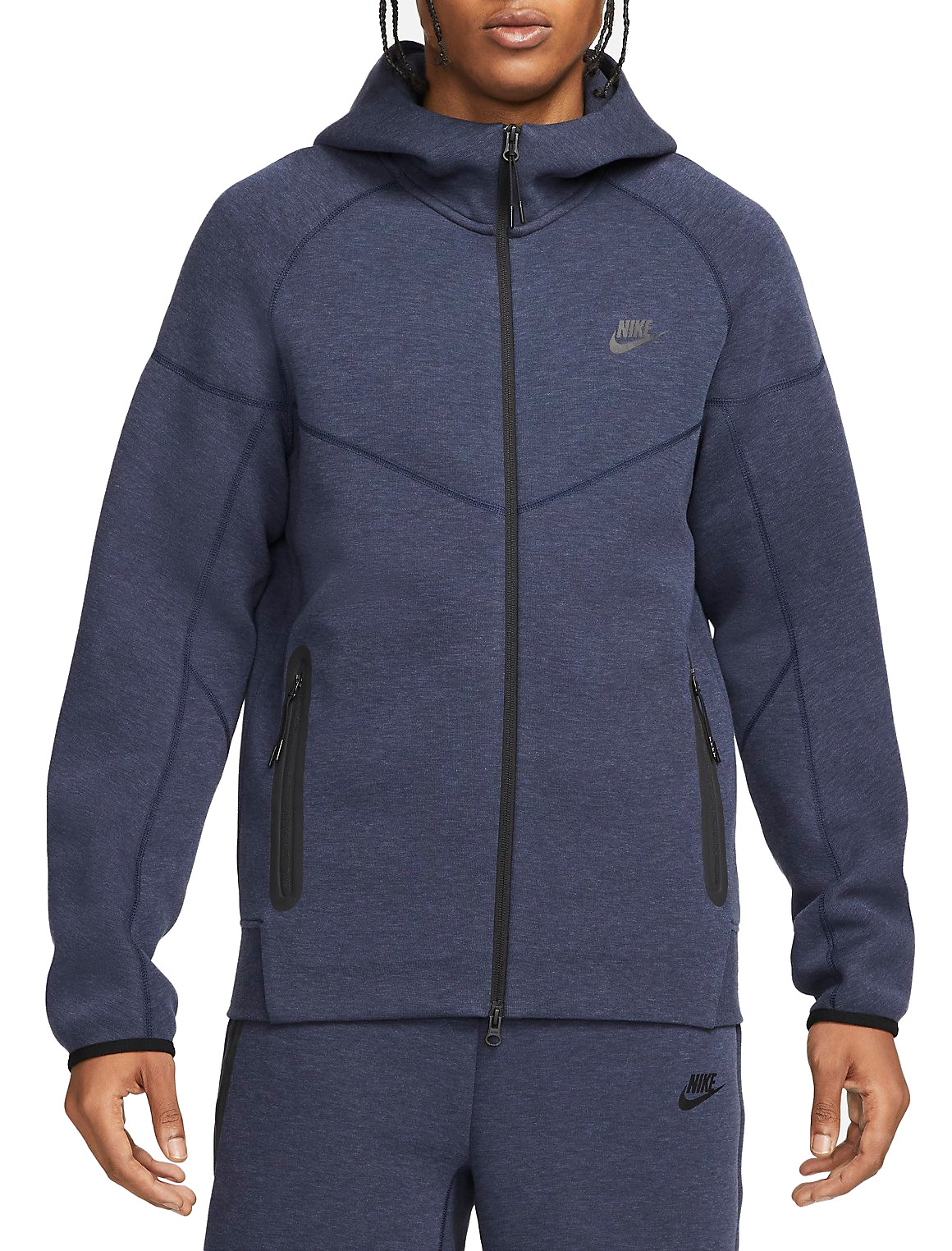 Hanorac cu gluga Nike M NK TCH FLC FZ WR HOODIE