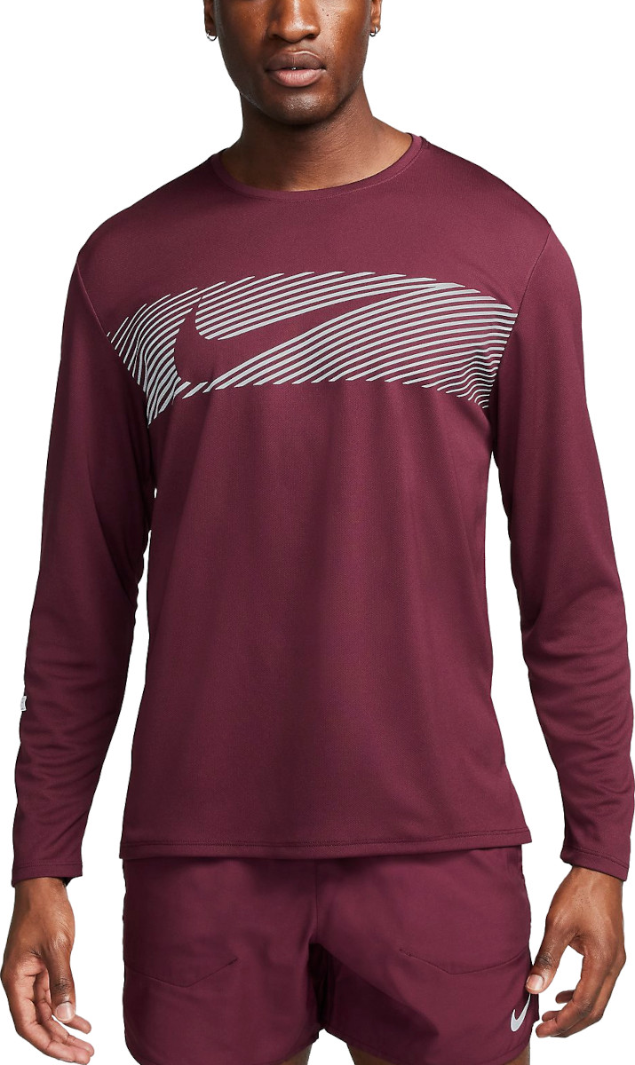 Pánské běžecké tričko s dlouhým rukávem Nike Miler Flash