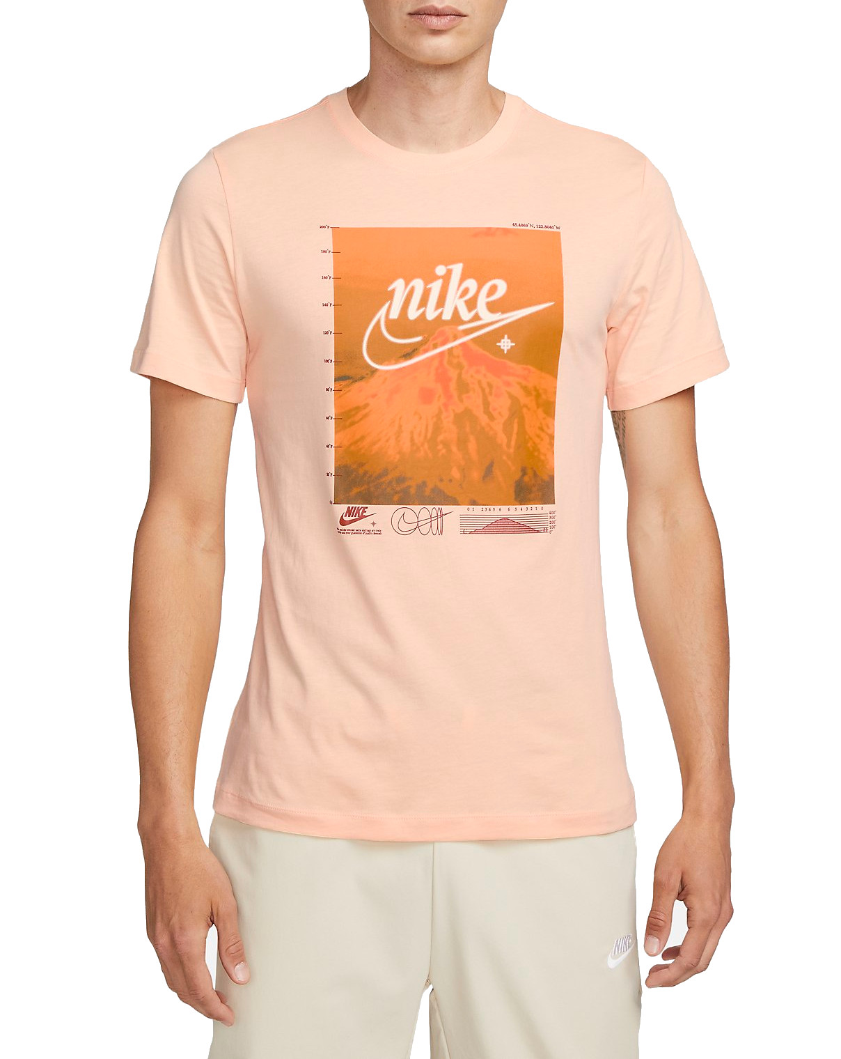 Orange nike deals t shirt