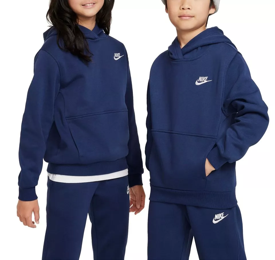Mikina s kapucí pro větší děti Nike Club Fleece