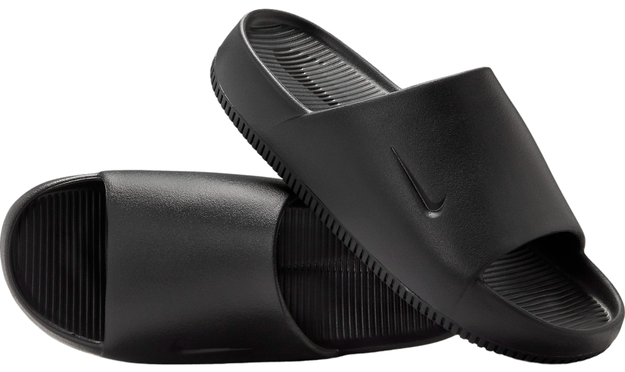 NEW* Men NIKE CALM SLIDES BLACK / BLACK (FD4116 001), Sz 7.0