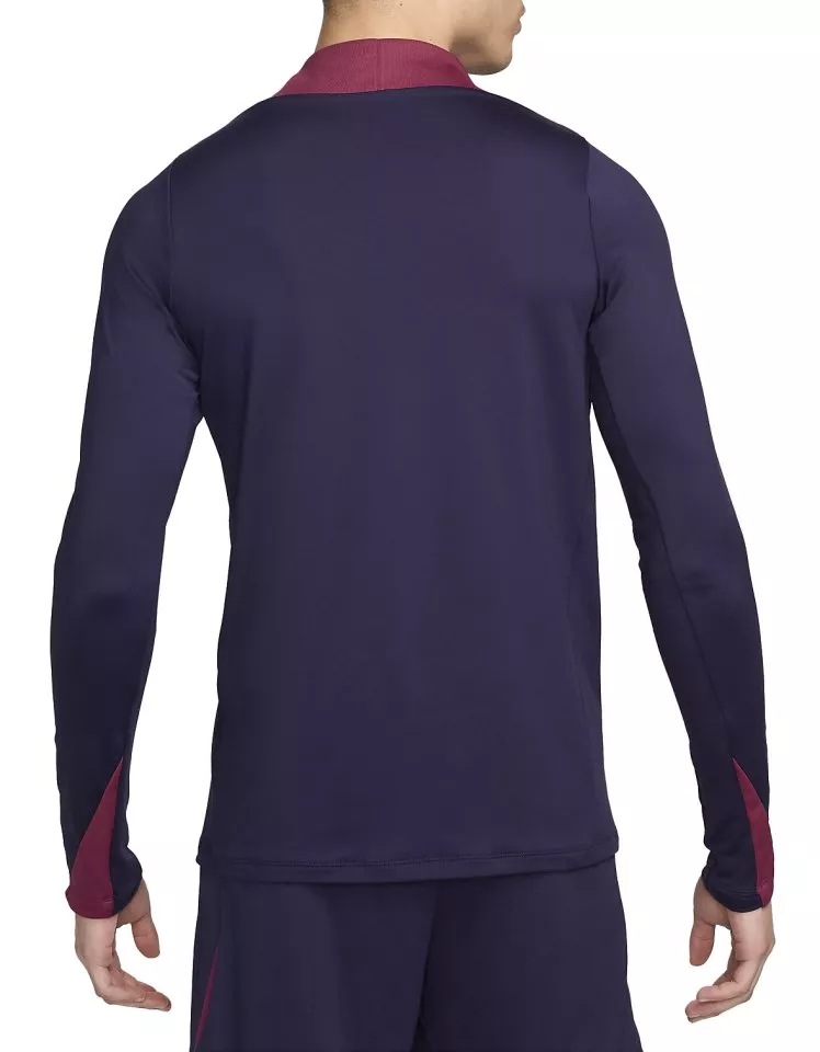 Pánské tréninkové fotbalové tričko s dlouhým rukávem Nike Dri-FIT Anglie Strike Drill