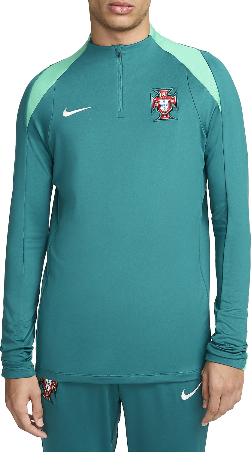 Pánské tréninkové fotbalové tričko s dlouhým rukávem Nike Dri-FIT Portugalsko Strike
