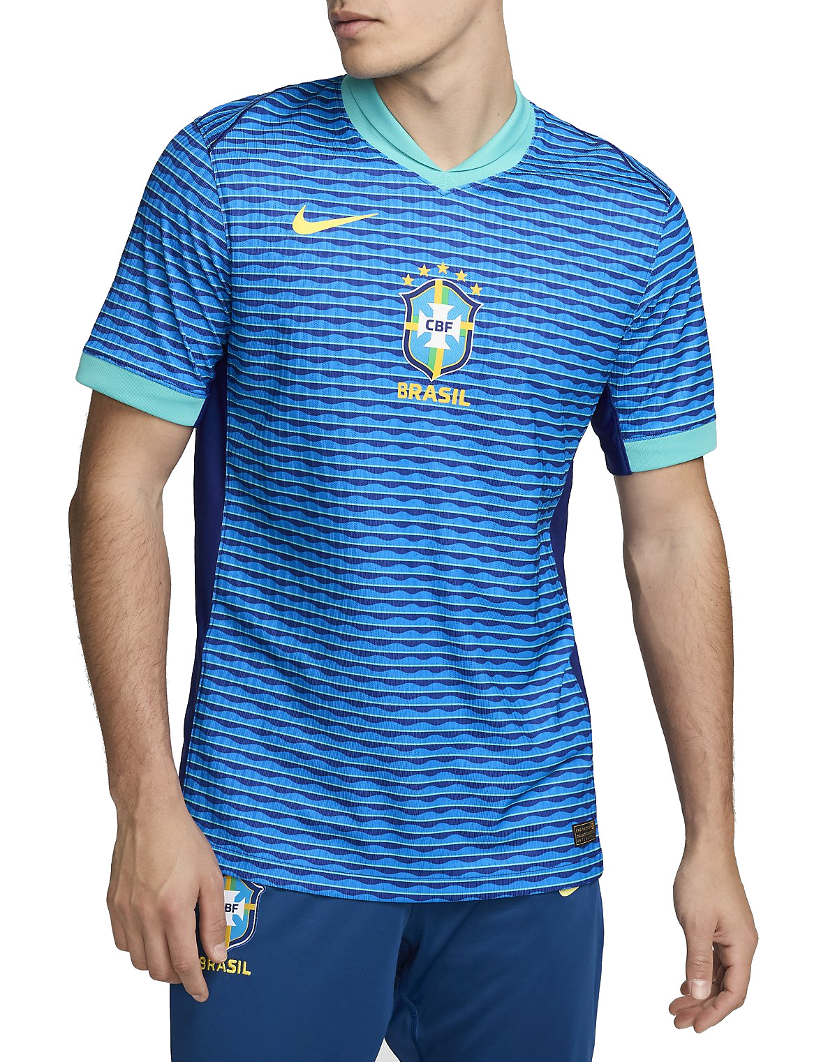 Pánský dres s krátkým rukávem Nike Dri-FIT ADV Brazílie 2024, zápasový/hostující