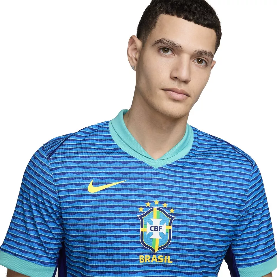 Pánský dres s krátkým rukávem Nike Dri-FIT ADV Brazílie 2024, zápasový/hostující