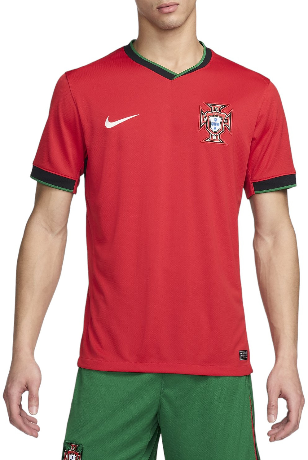 Pánský domácí dres s krátkým rukávem Nike Dri-FIT Portugalsko Stadium 2024