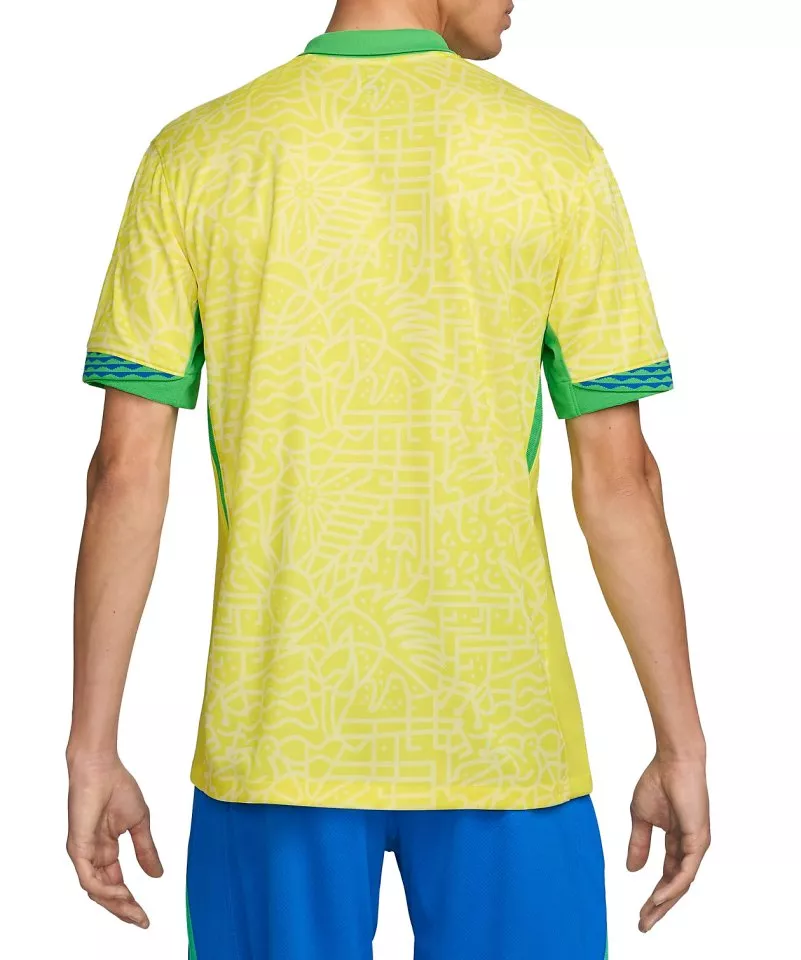 Pánský domácí dres s krátkým rukávem Nike Dri-FIT Brazílie Stadium 2024