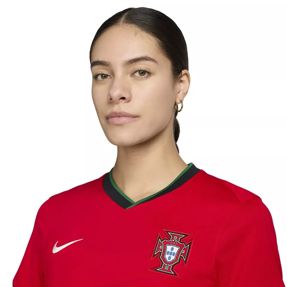 Dámský domácí dres s krátkým rukávem Nike Dri-FIT Portugalsko Stadium 2024
