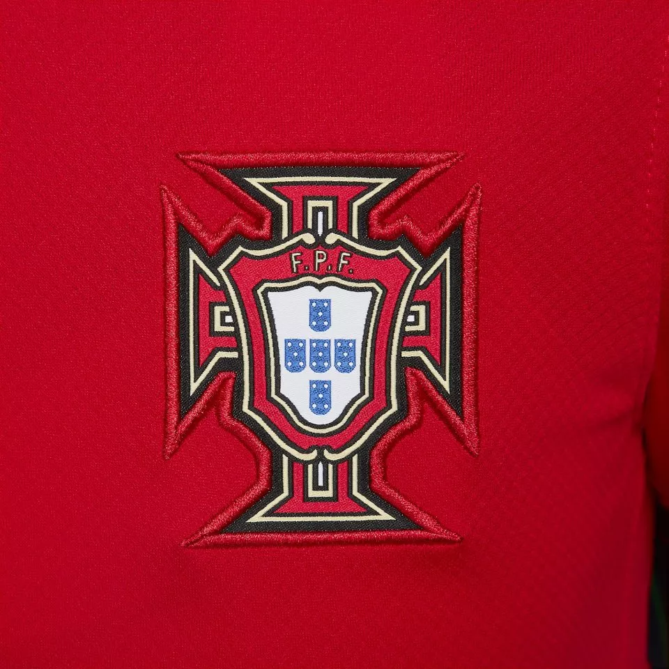 Dámský domácí dres s krátkým rukávem Nike Dri-FIT Portugalsko Stadium 2024