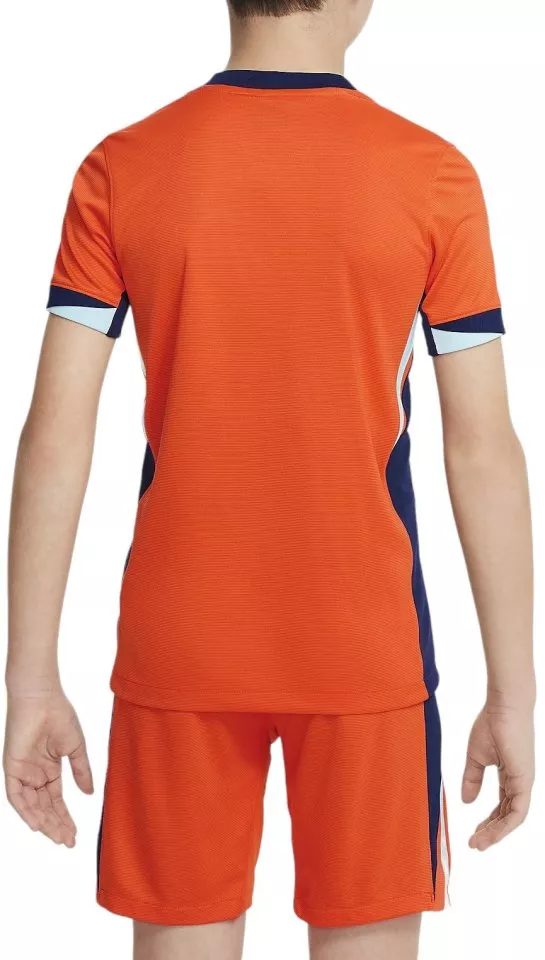 Dětský domácí dres s krátkým rukávem Nike Dri-FIT Nizozemsko Stadium 2024