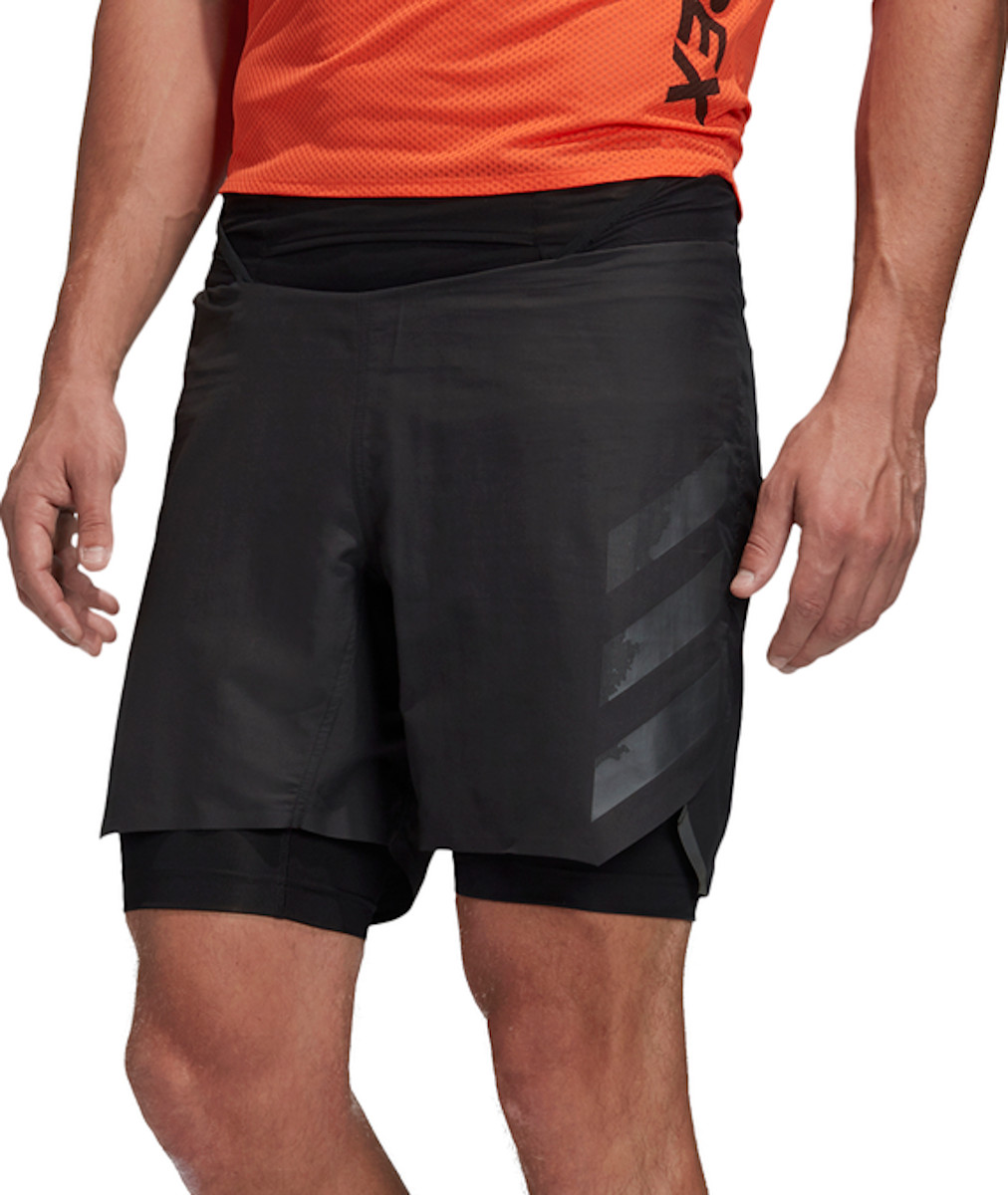 adidas men's 2 in 1 shorts