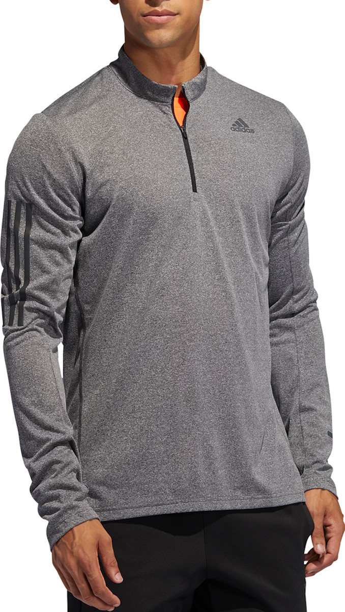 Long-sleeve T-shirt adidas OWN THE RUN 1/2 ZIP LS TEE