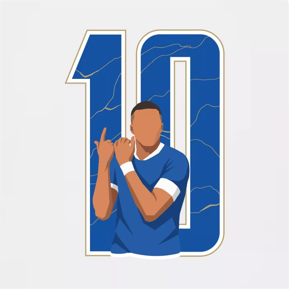 Męska koszulka z krótkim rękawem 11teamsports "THE FRENCH FLASH" T-Shirt World Cup 2026