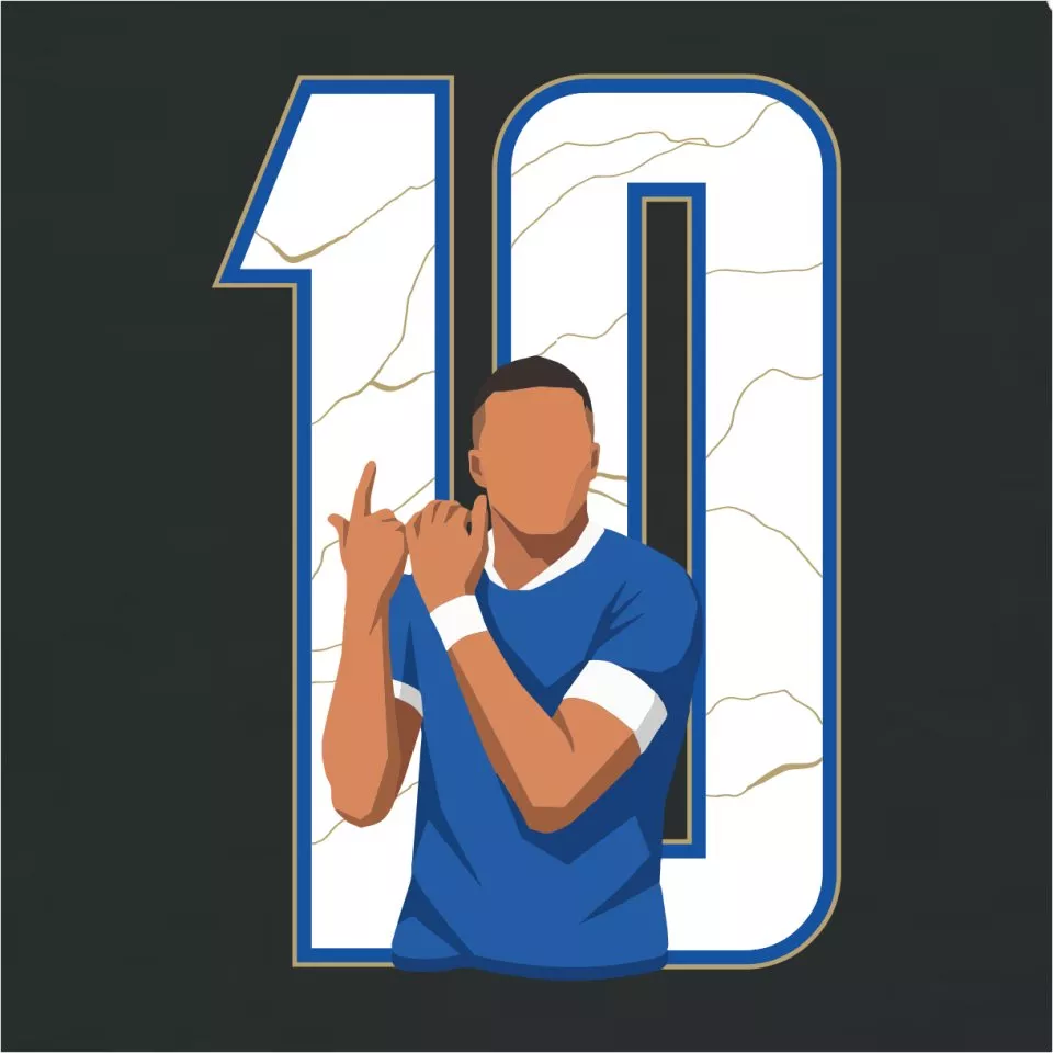 Pánske tričko s krátkym rukávom 11teamsports "THE FRENCH FLASH" T-Shirt World Cup 2026
