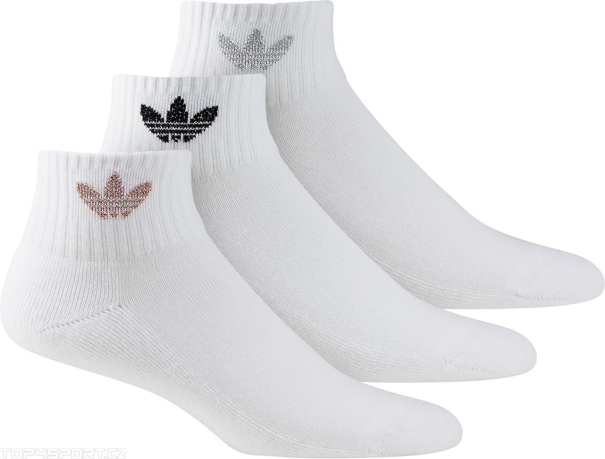 Dámské ponožky adidas Originals Mid-Cut Ankle (3 páry)