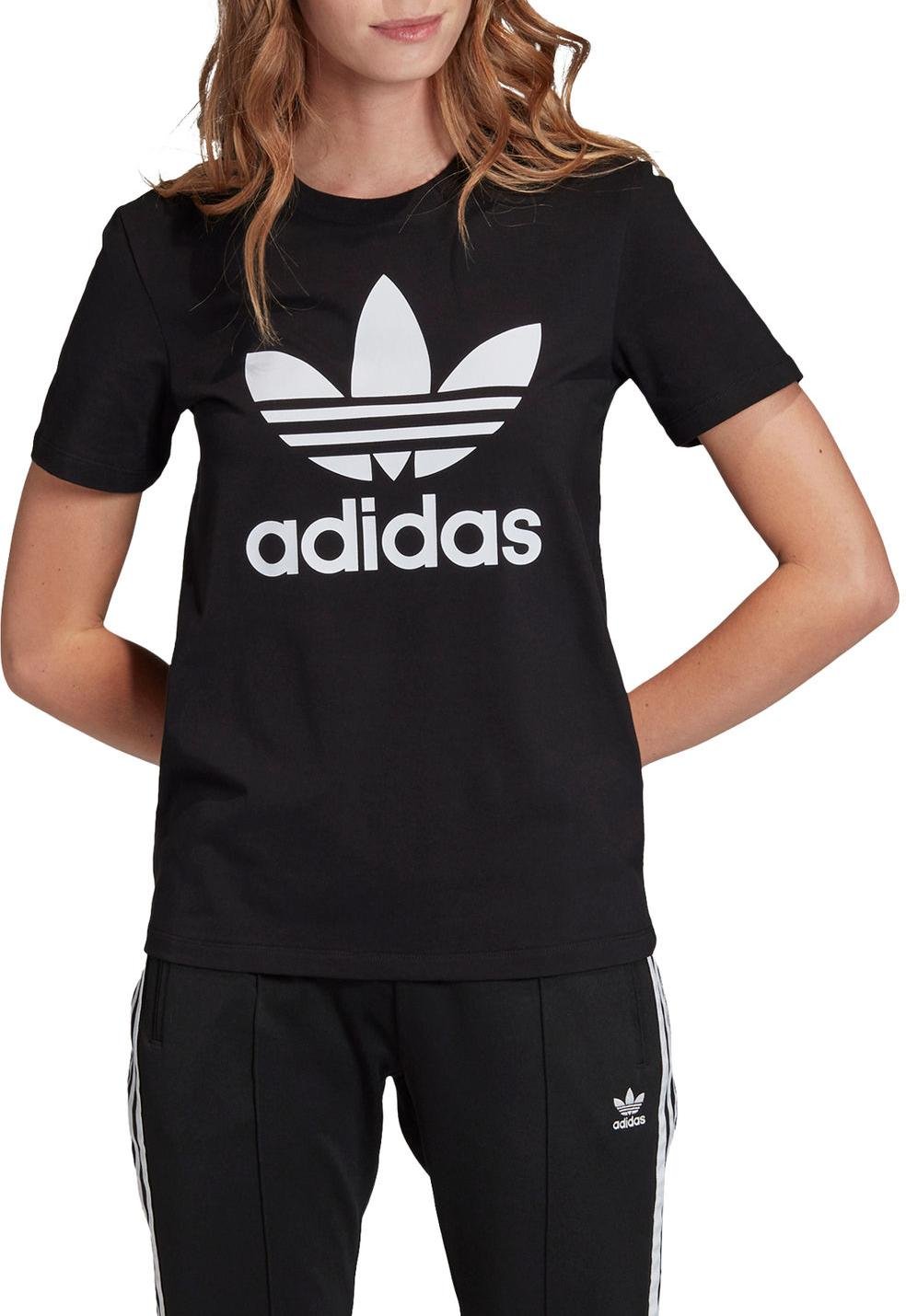 adidas trefoil tee womens