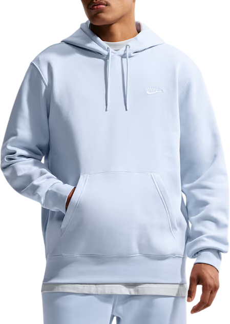 Nike Club Fleece Sweatshirt met capuchon, XXL, Blauw