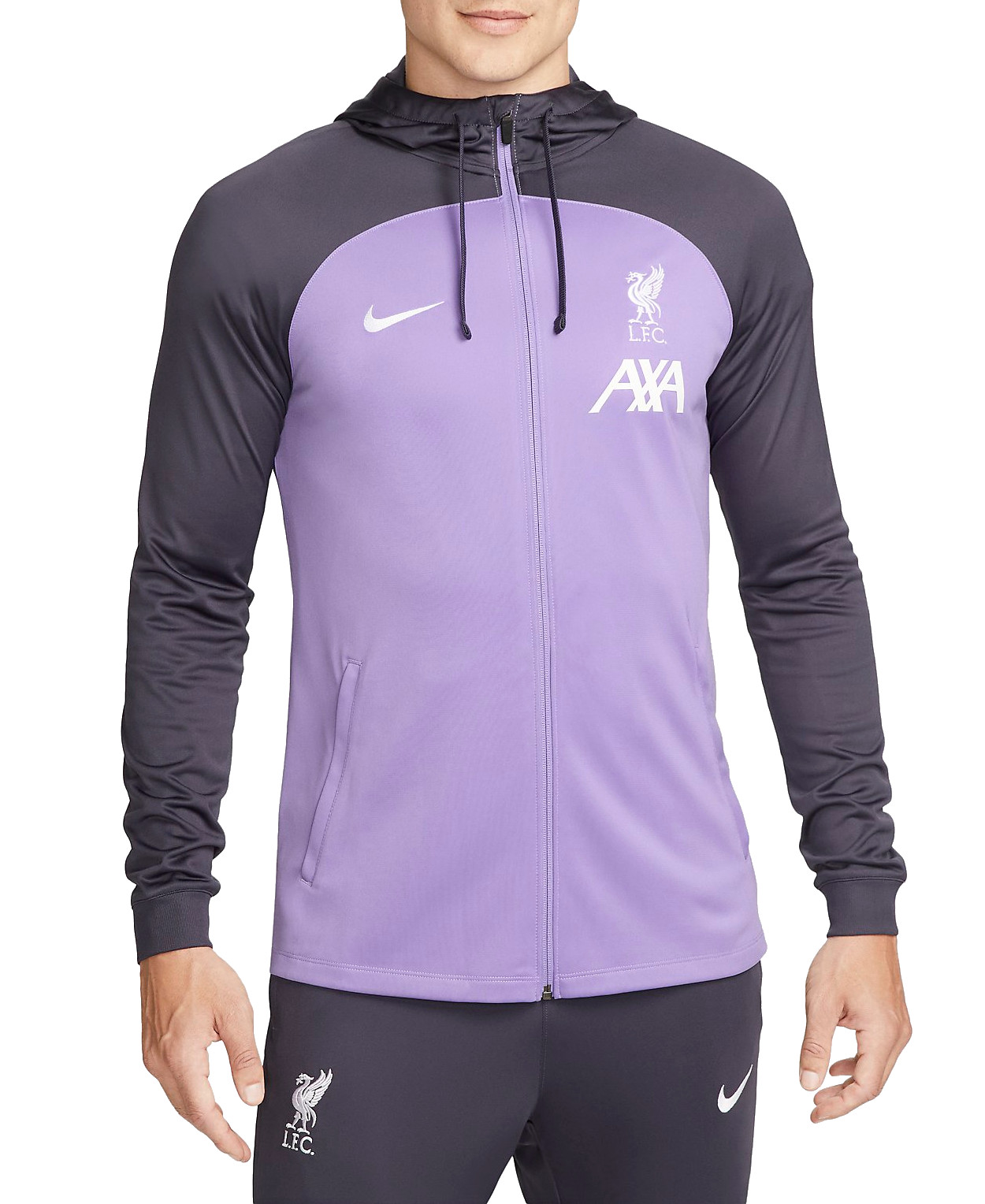 Nike LFC M NK DF STRK HD TRK JKT K 3R Kapucnis kabát