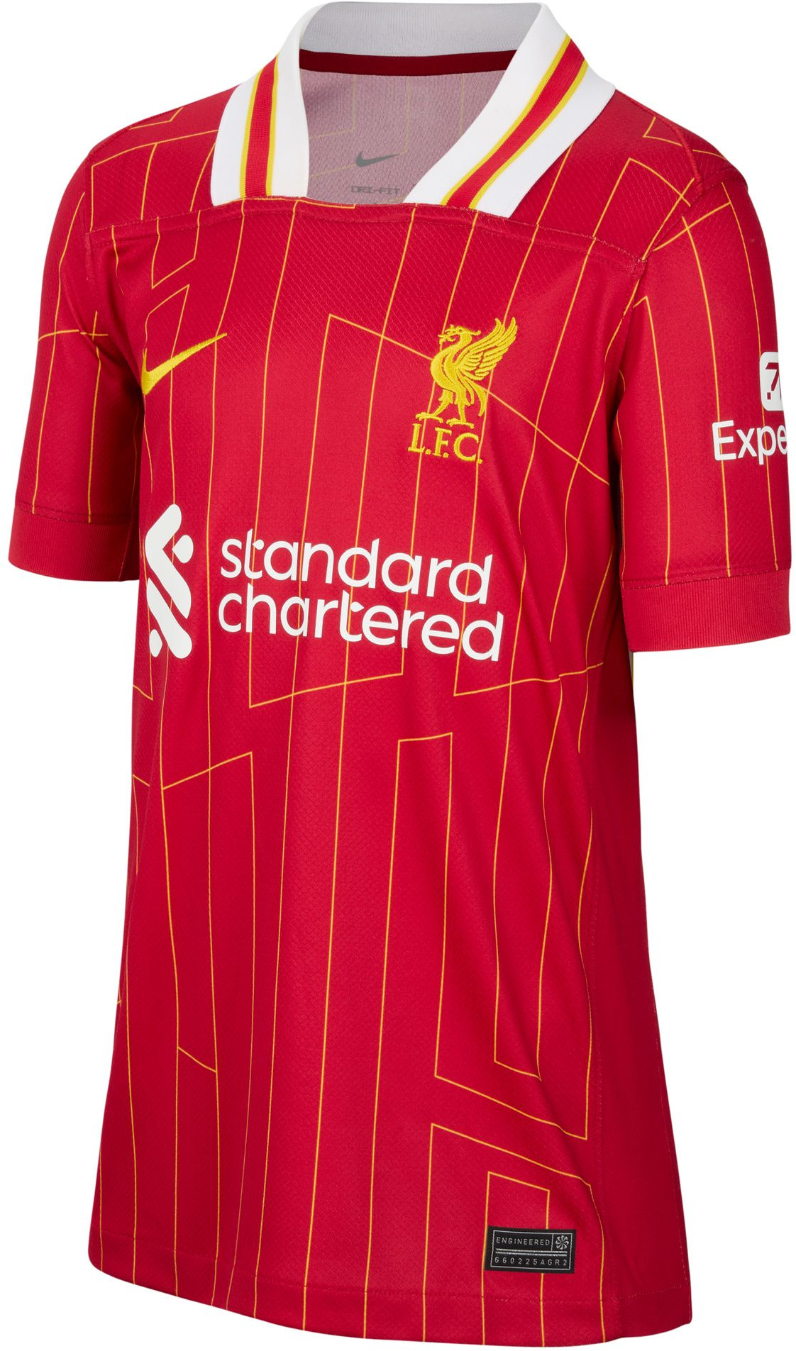 Dětský domácí fotbalový dres s krátkým rukávem Nike Liverpool FC Stadium 2024/25