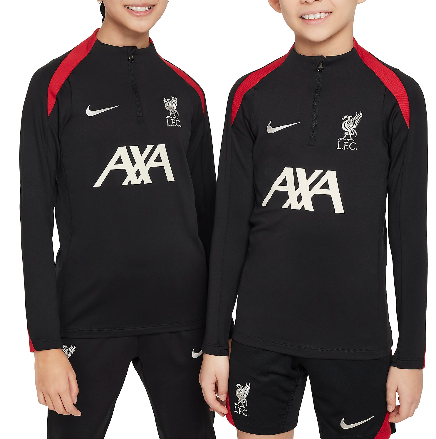 Dětské tréninkové fotbalové tričko s dlouhým rukávem Nike Dri-FIT Liverpool FC Drill