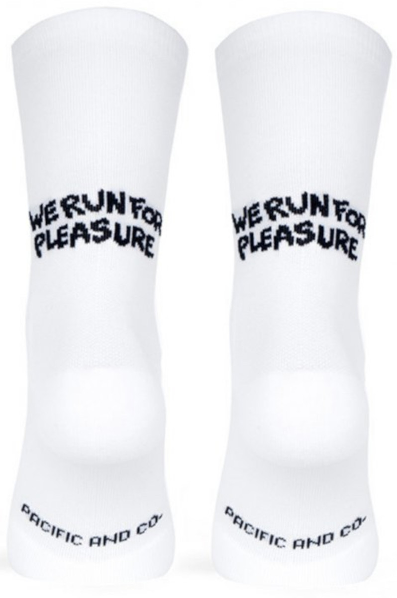 Socks Pacific and Co RUN FOR PLEASURE (White)