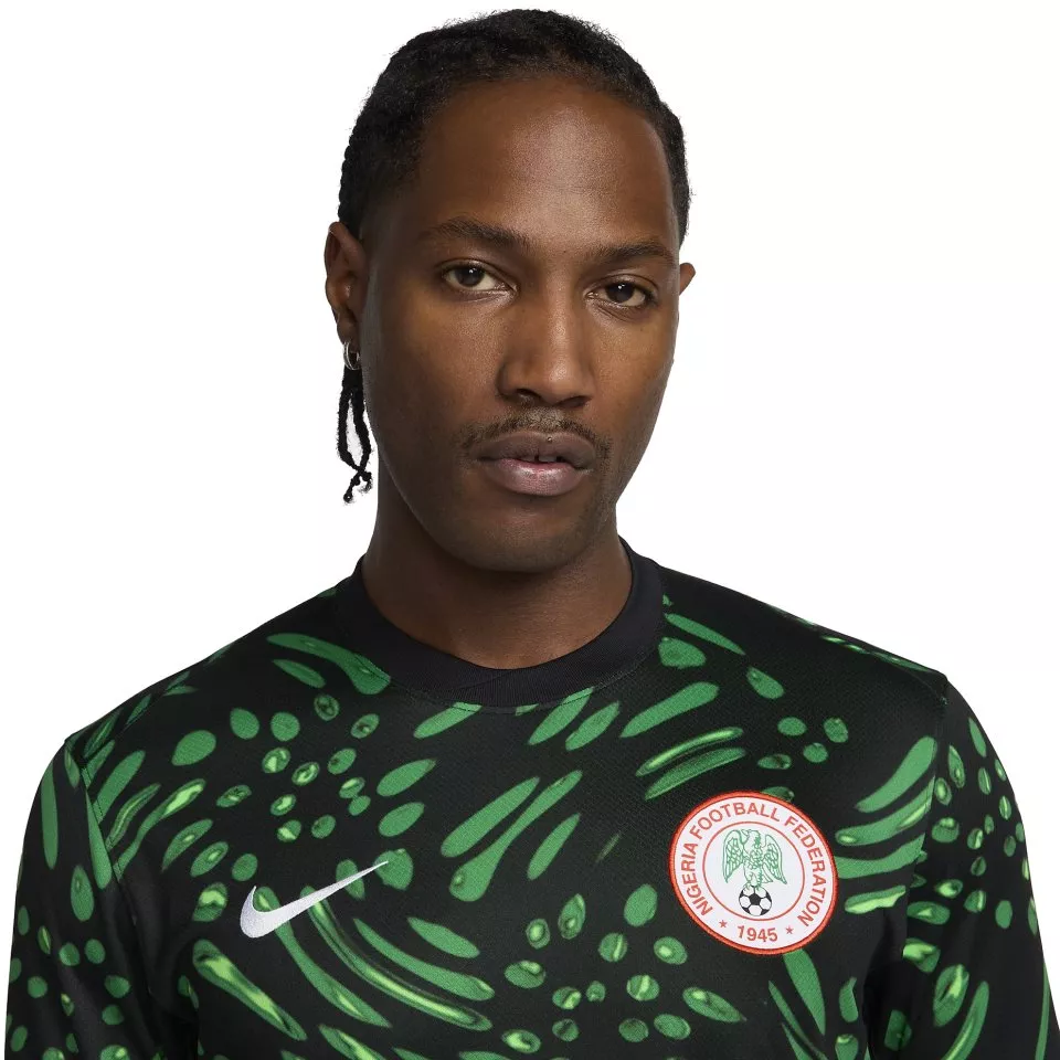 Replika pánského fotbalového dresu s krátkým rukávem Nike Dri-FIT Nigérie 2024