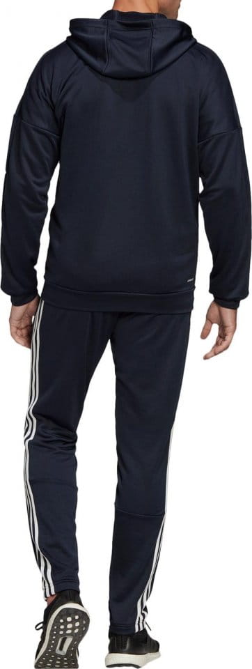 adidas Performance MTS 3BARS LOGO Black - Free delivery | Spartoo NET ! -  material Tracksuits Men USD/$76.40