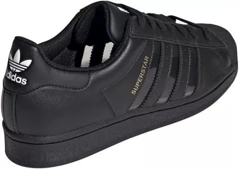 plain black trainers adidas