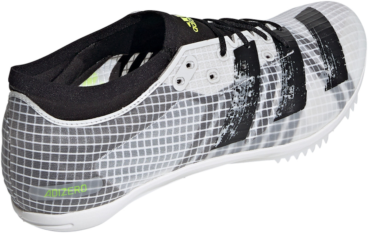 Adidas mens adizero ambition 4 track and field spikes shoes white black |  Brands For Less