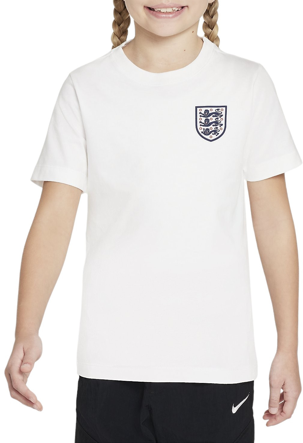 Tričko s krátkým rukávem pro větší děti Nike Anglie Crest