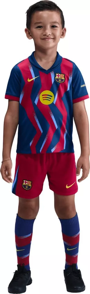 Nike Dri-FIT FC Barcelona Minikit 4th Jersey Set 2025/26 Little Kids Szett