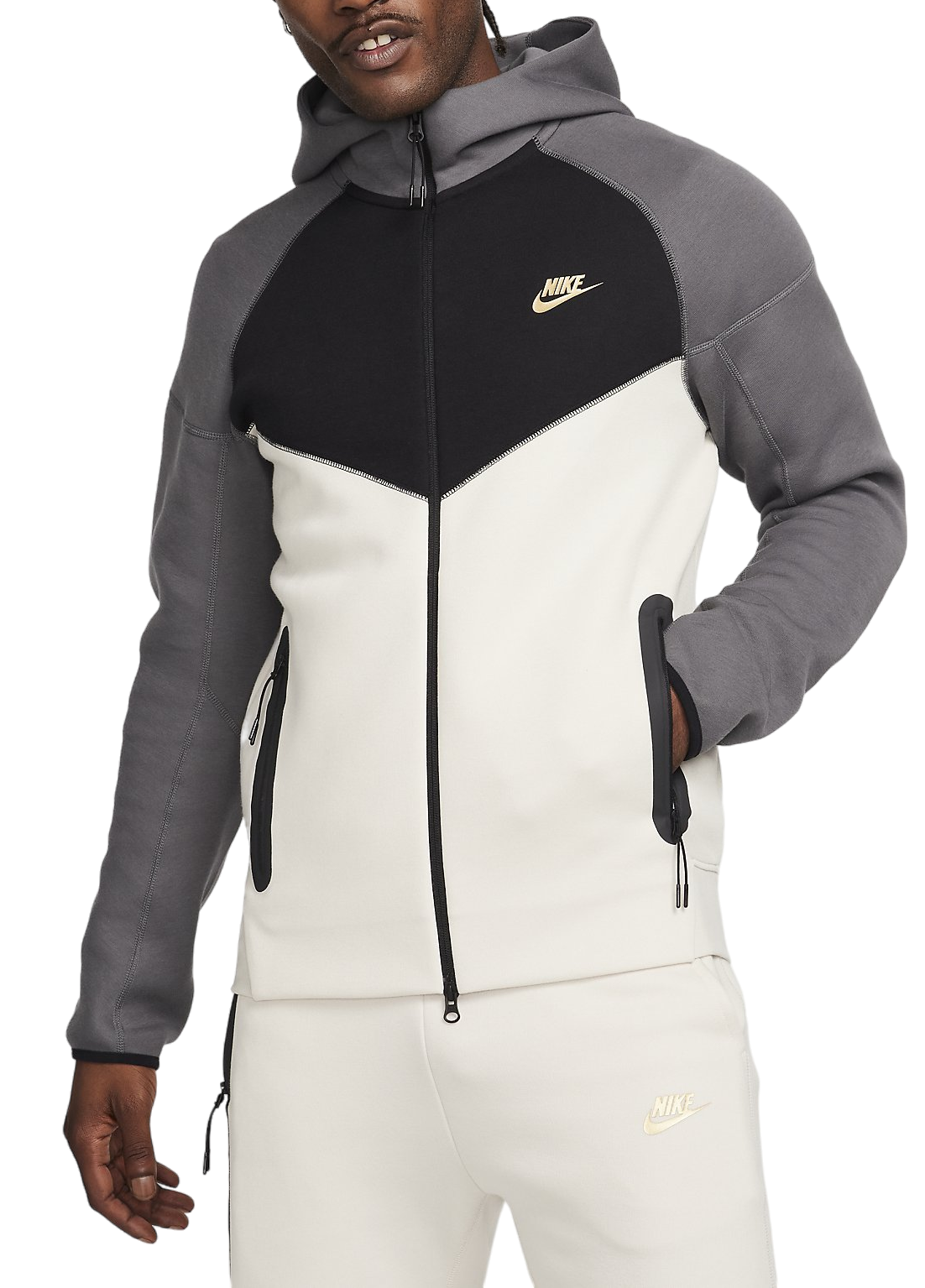 Nike M NK TCH FLEECE FZ WR HOODIE Kapucnis melegítő felsők